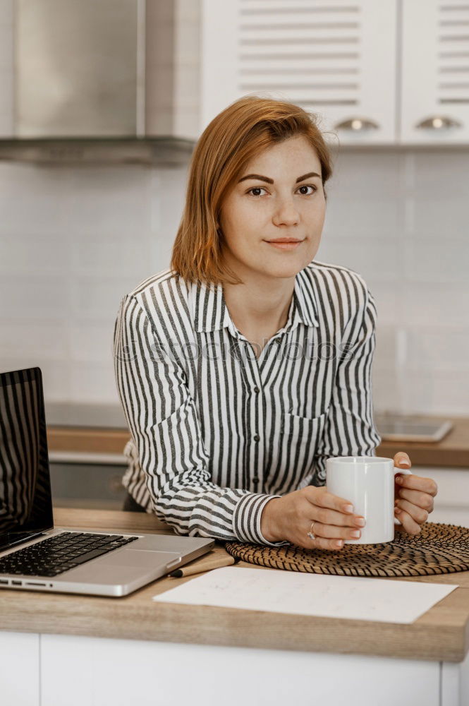 Similar – Image, Stock Photo business woman at lunch