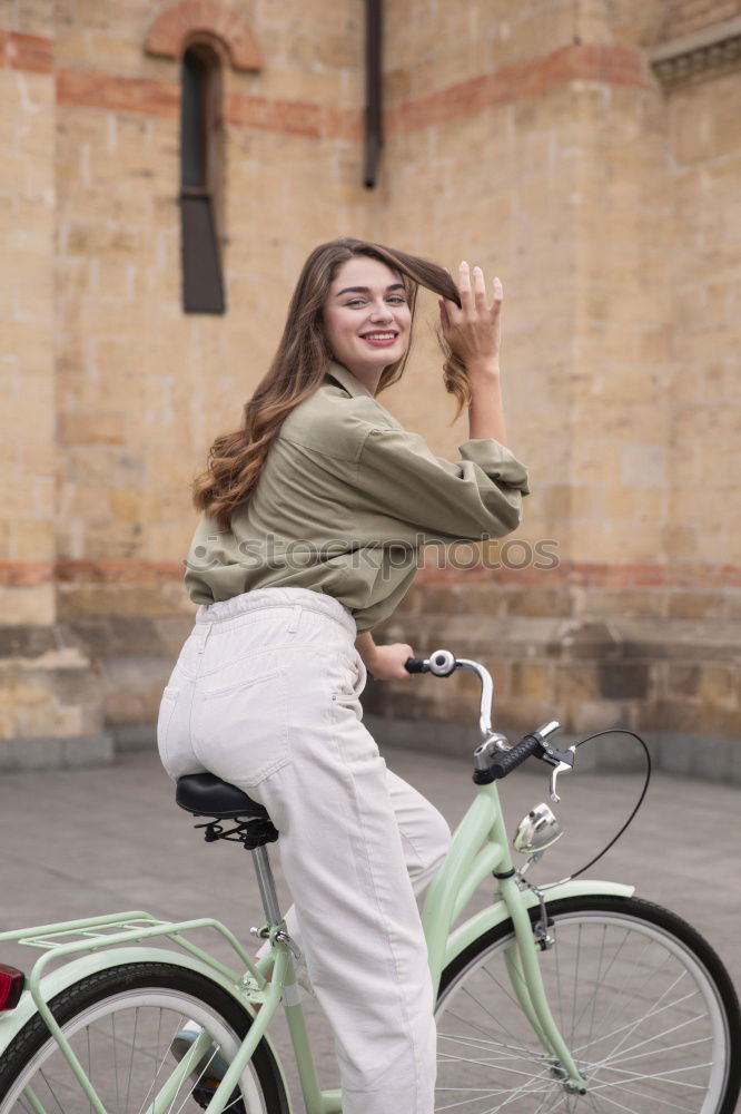 Similar – Image, Stock Photo Fashionable young woman outdoors