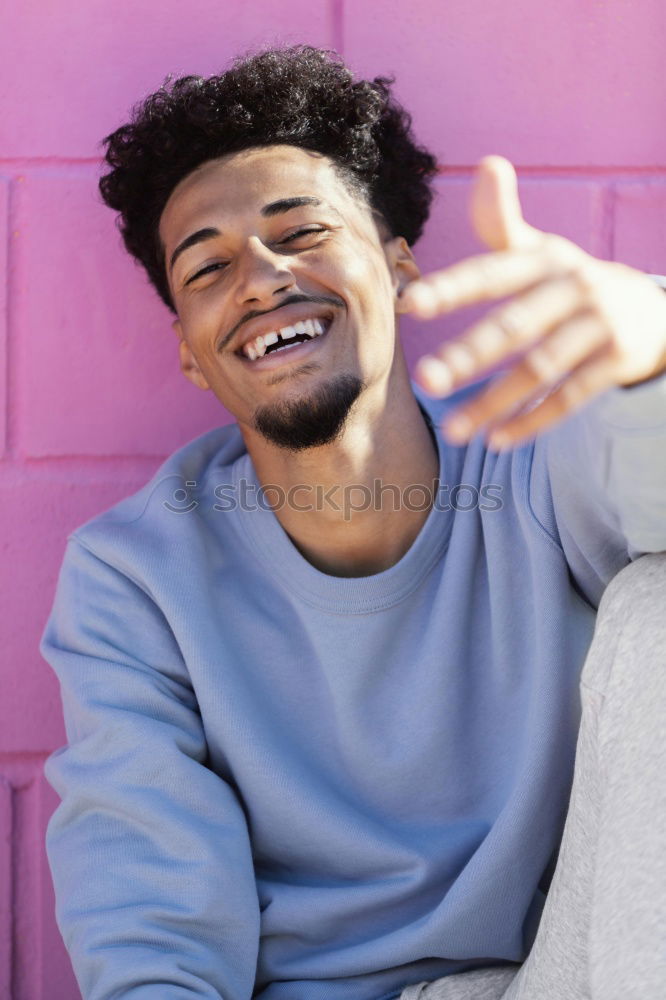 Similar – Hairdresser posing in barbershop