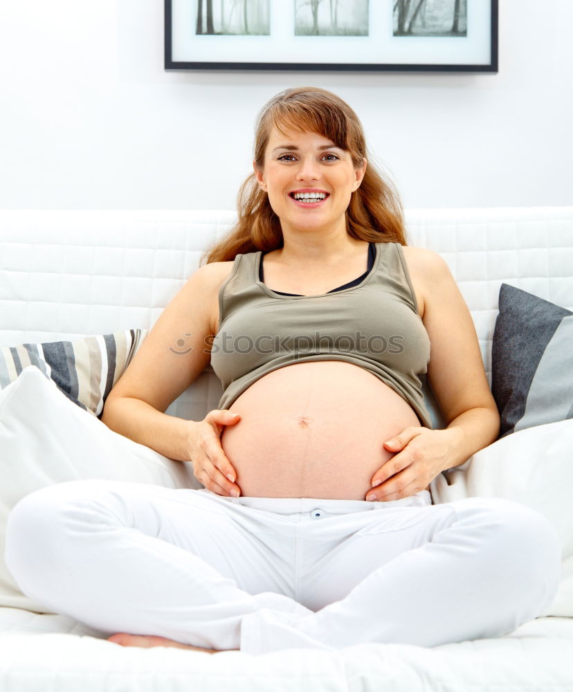 Similar – Image, Stock Photo BABYBAUCH Beautiful