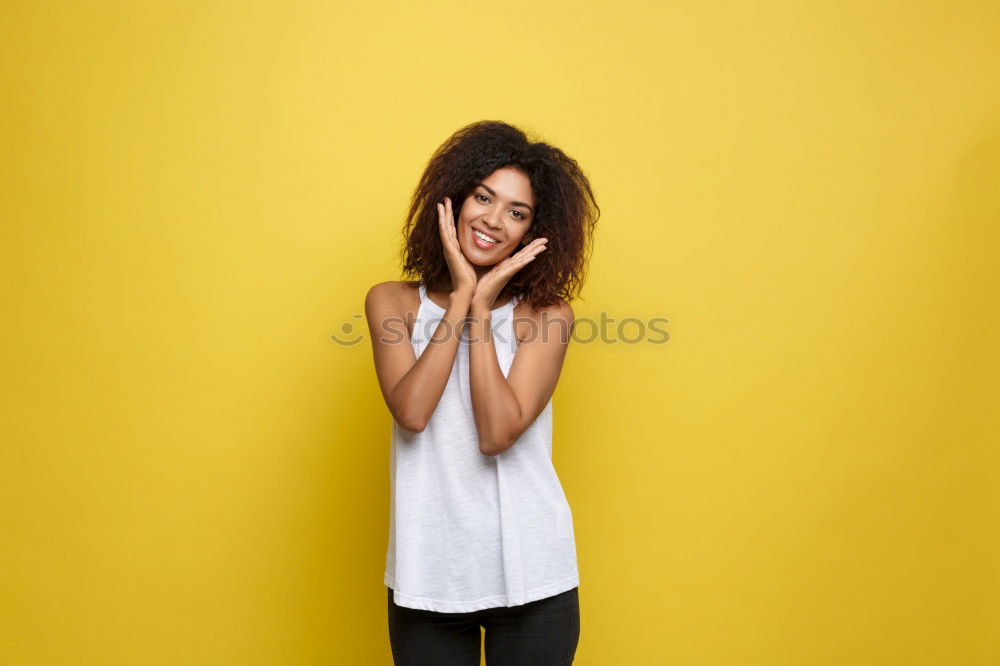 Similar – Stylish black woman in suit and blouse with briefcase