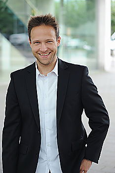 Similar – Young handsome confident fashionable man standing in an urban street