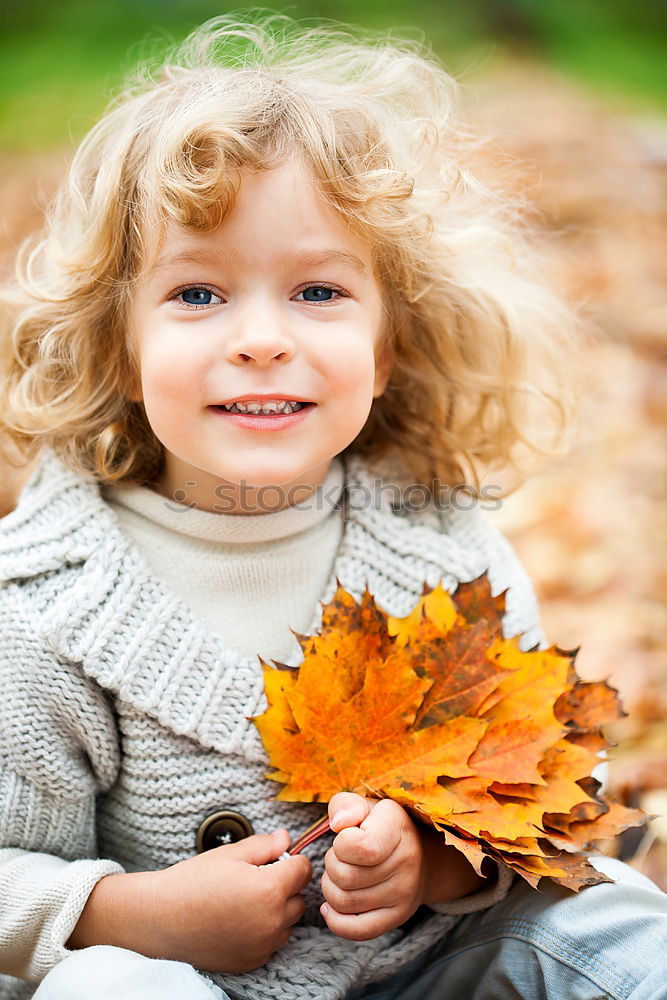 Similar – autumn child Joy Life