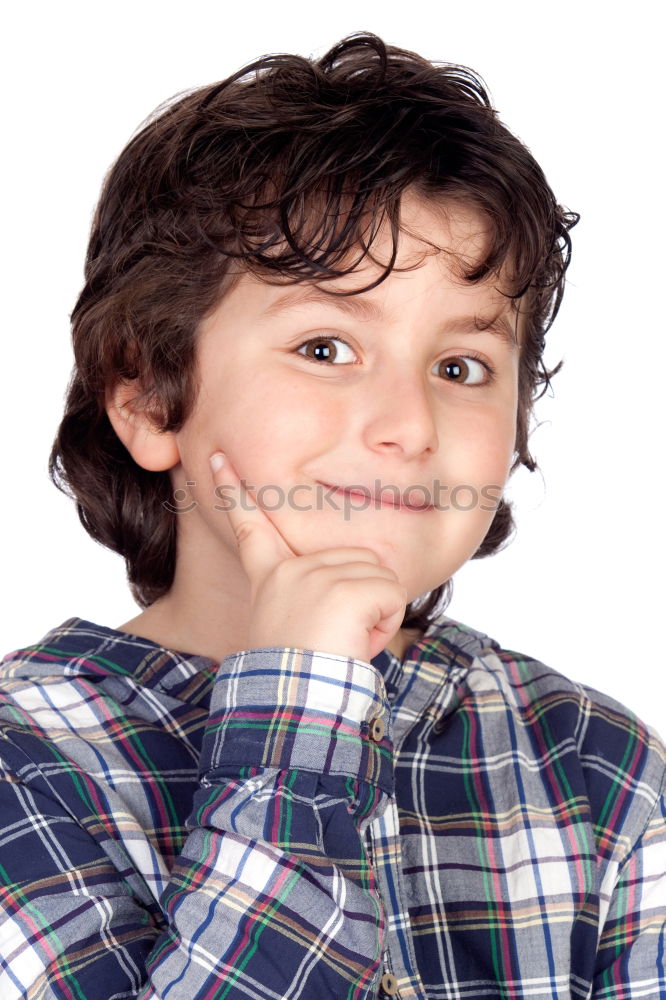 Similar – Image, Stock Photo Portrait of Handsome teenage boy outdoors