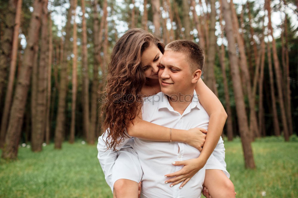 Similar – indoor portrait of happy mother comforting toddler son