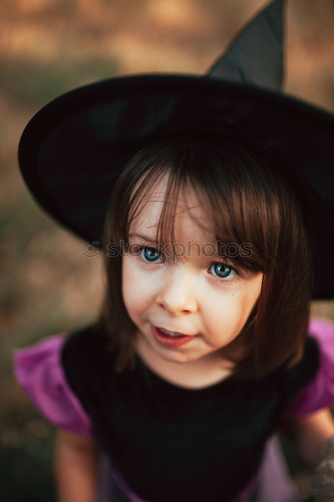 Similar – Image, Stock Photo Adorable girl posing playfully