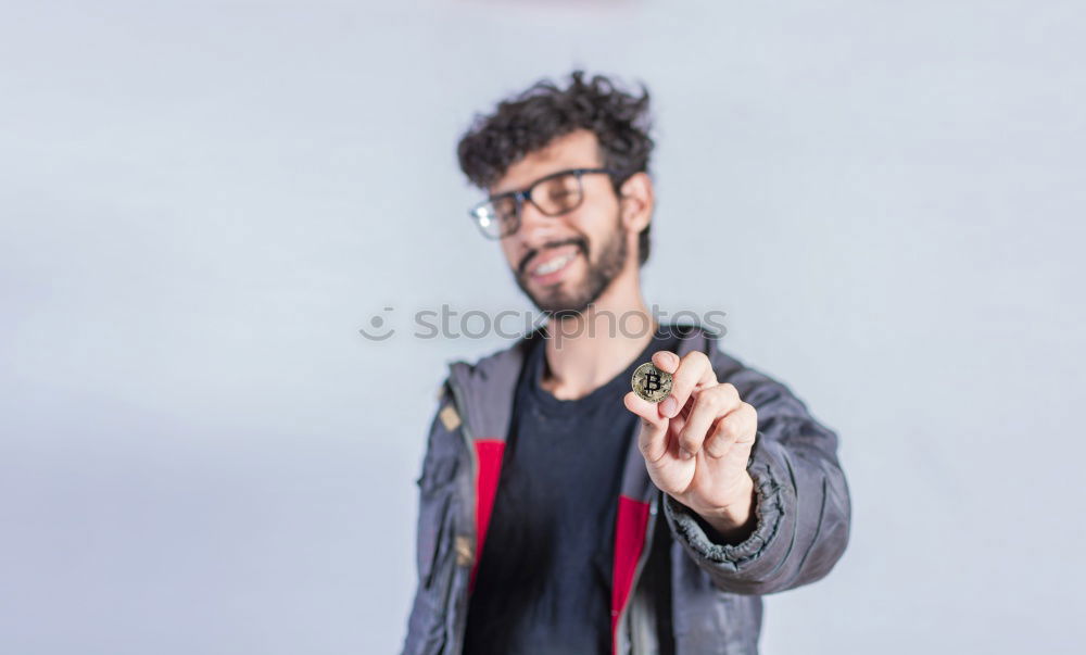 Similar – Image, Stock Photo Lucky man