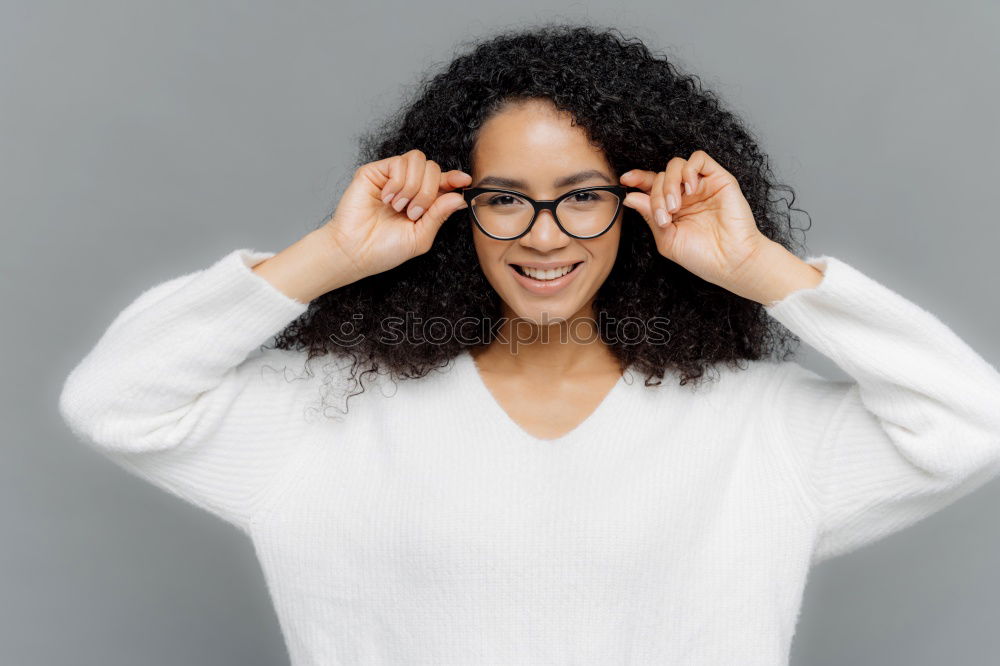 Similar – Image, Stock Photo Portrait of beautiful afro american woman.