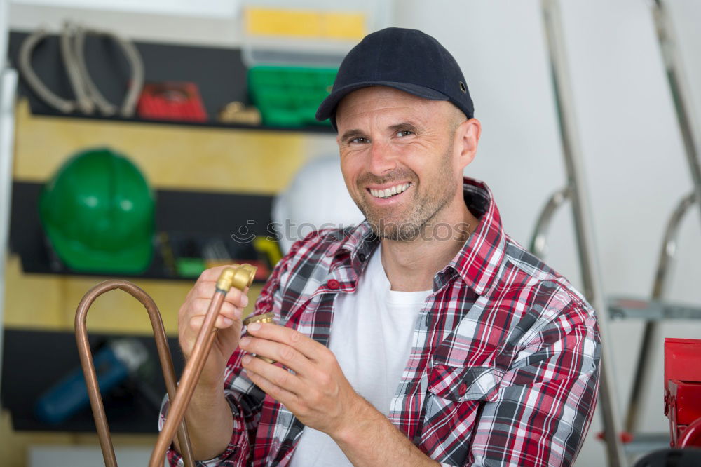 Similar – Image, Stock Photo Motorcycles mechanic resting having a beer