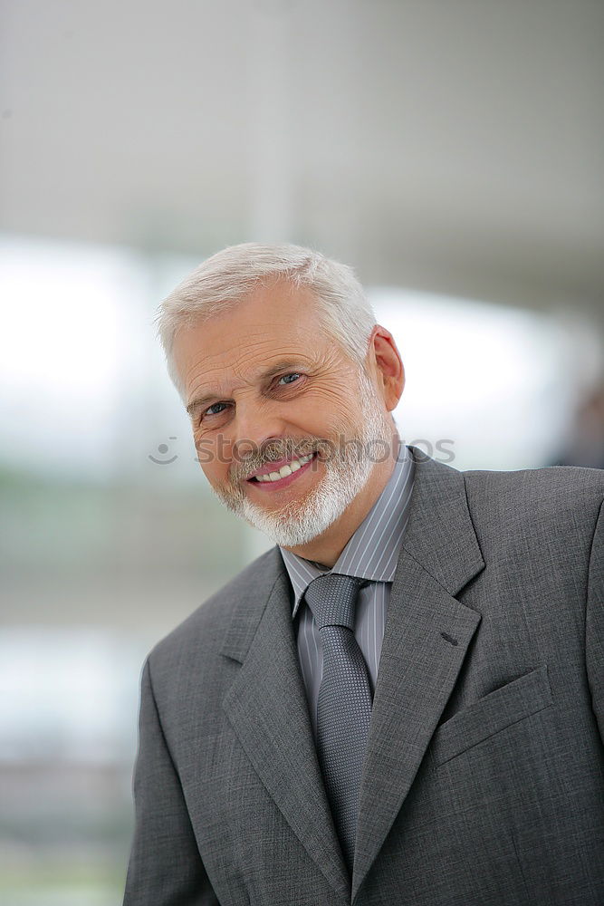 Similar – Senior businessman outside of modern office building.