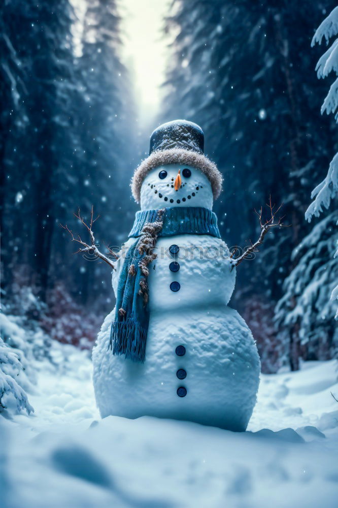 Similar – Image, Stock Photo Snow, man!