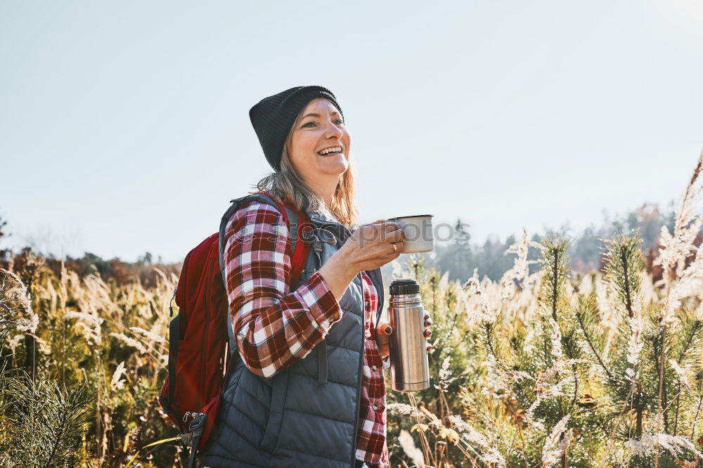 Similar – Image, Stock Photo Women with bikes browsing smartphone