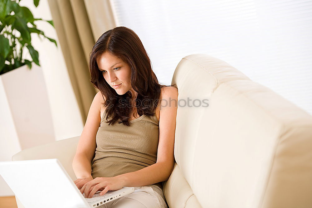 Similar – Woman working from home