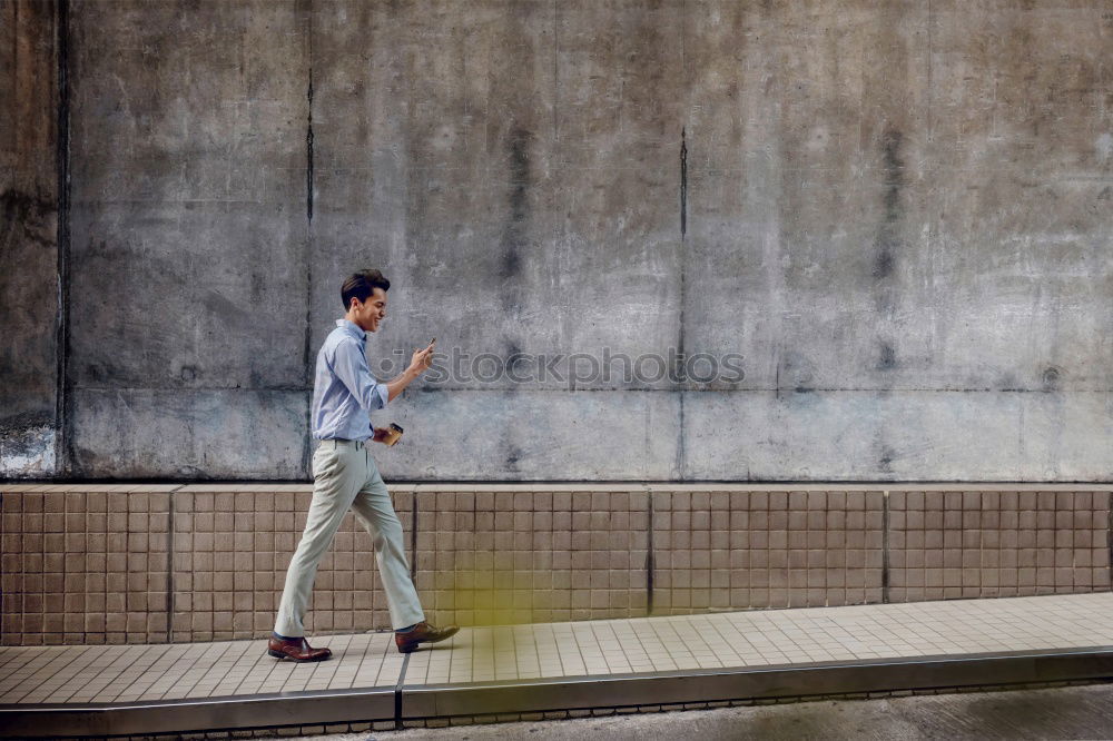 Similar – Muscular man working out in the city