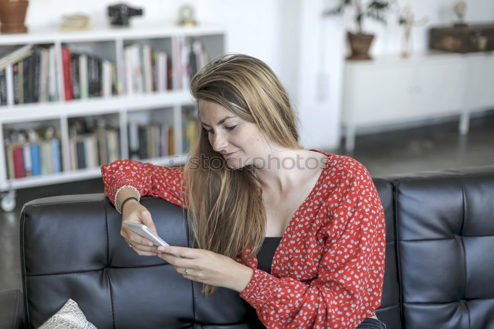 Similar – young sick woman healing at home