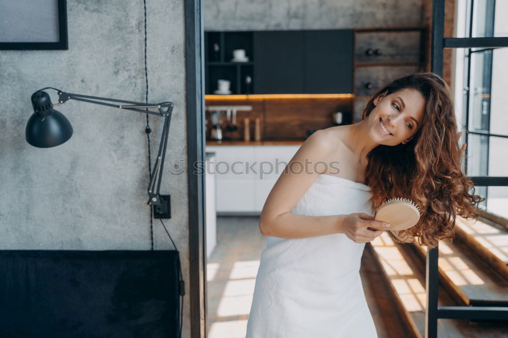 Similar – Beautiful model with cup of coffee