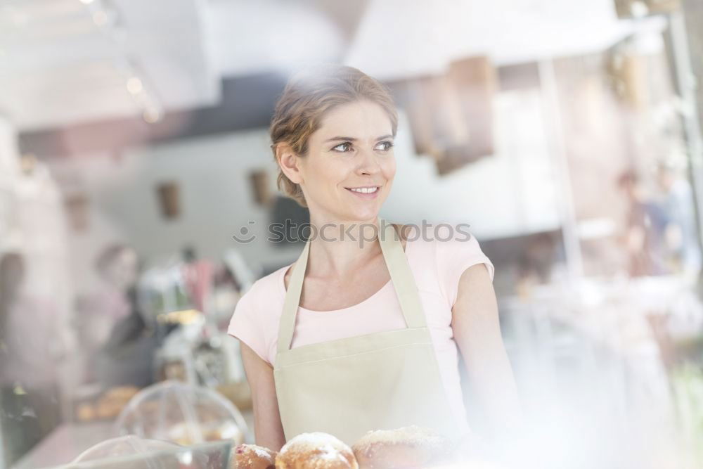 Similar – Image, Stock Photo barista 4 Beverage