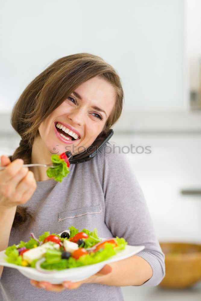 Similar – Crop woman eating sushi