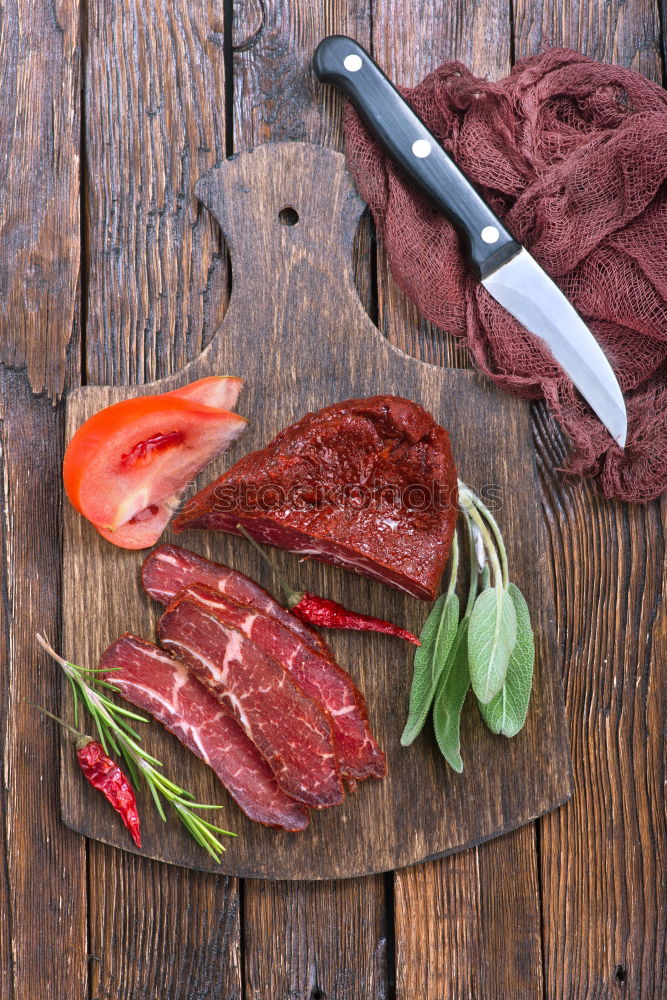 Similar – Image, Stock Photo Ingredients for goulash