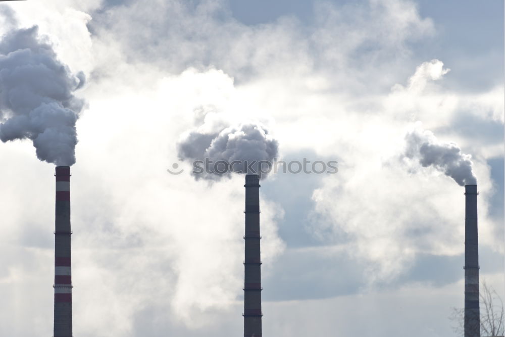 Similar – Image, Stock Photo Smoke / global warming