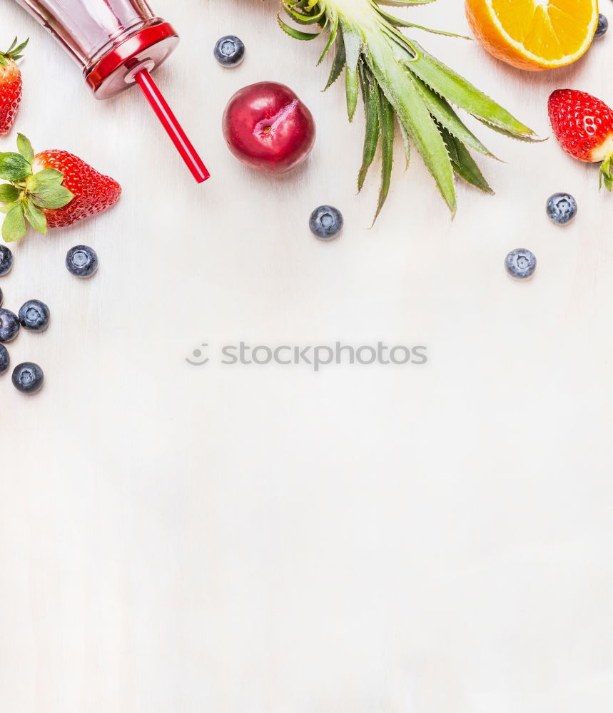 Similar – Image, Stock Photo Smoothies and fresh ingredients