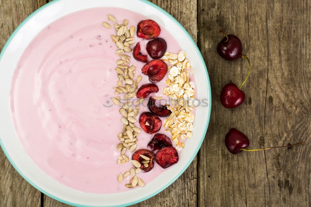 Similar – Beet hummus in a bowl on wood