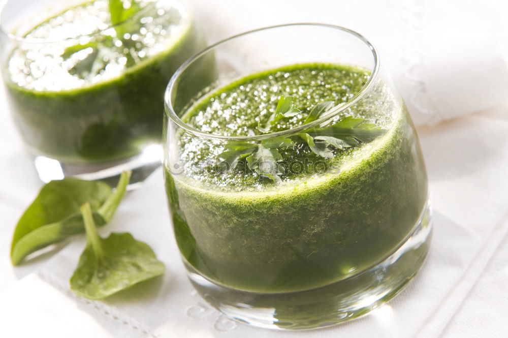 Image, Stock Photo Green smoothie Milkshake