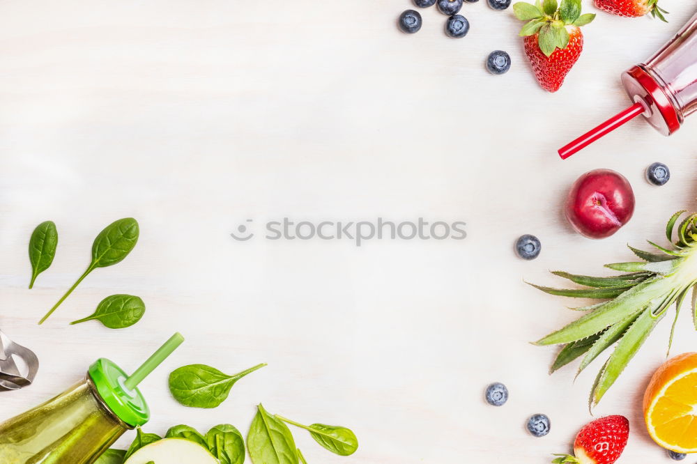 Image, Stock Photo Smoothies and fresh ingredients