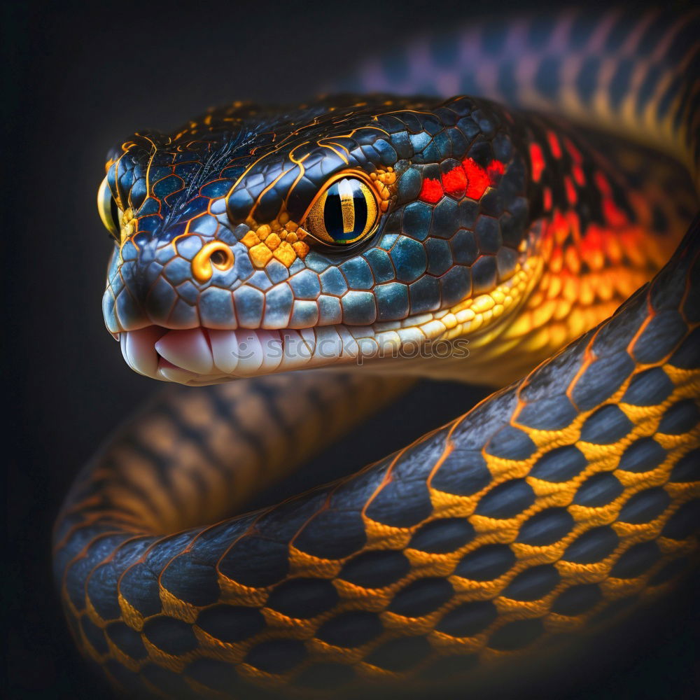 Similar – up close mamba Animal