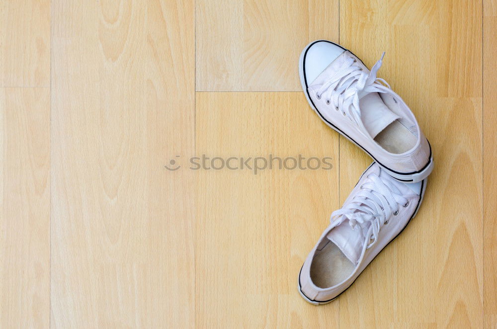 Image, Stock Photo timid shoes Wood flour