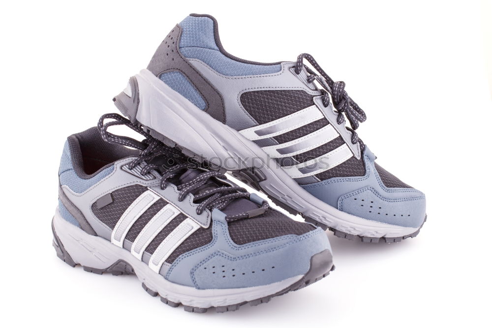 Similar – Image, Stock Photo male blue textile sneakers