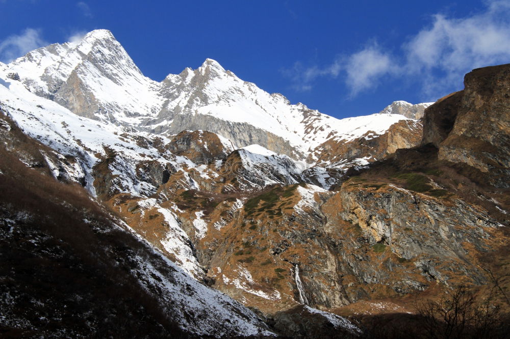 Similar – Image, Stock Photo Jharkot Village on the Annapurna Circuit