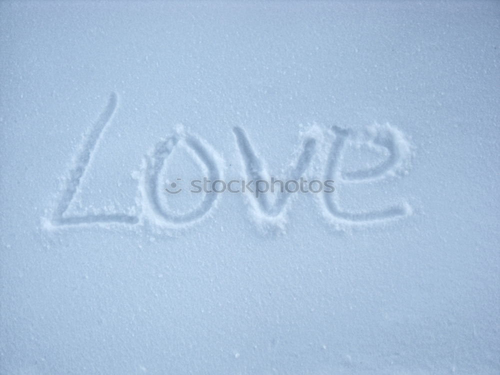 Similar – snow heart Flake Cold