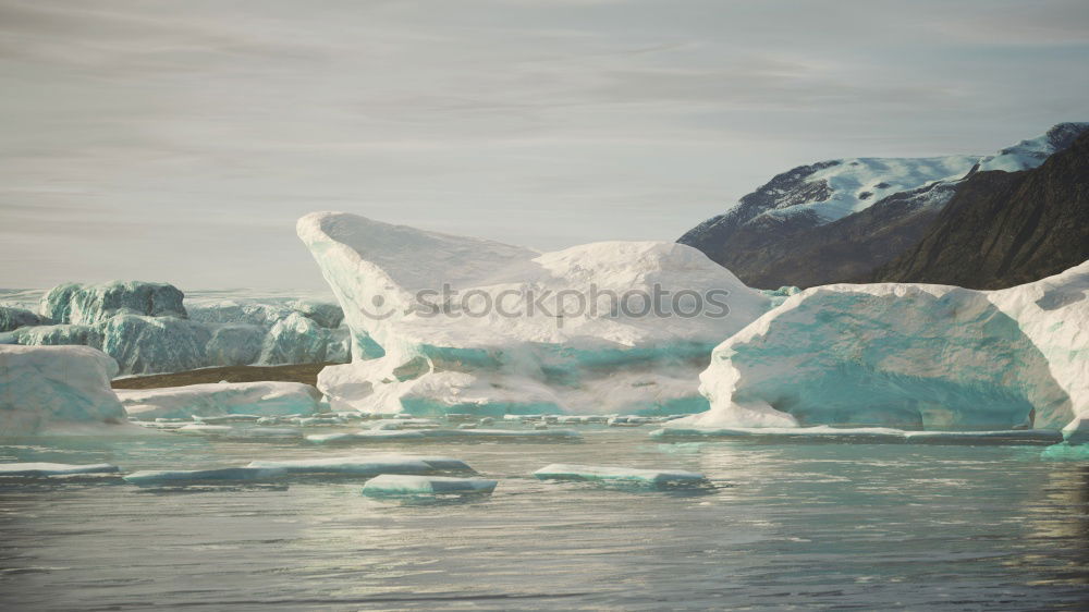 Similar – Image, Stock Photo coastal iceberg scenery