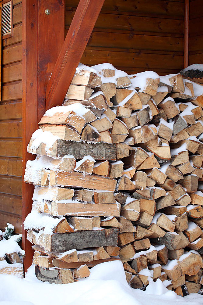 Similar – Image, Stock Photo Quite a lot of wood in front of the hut