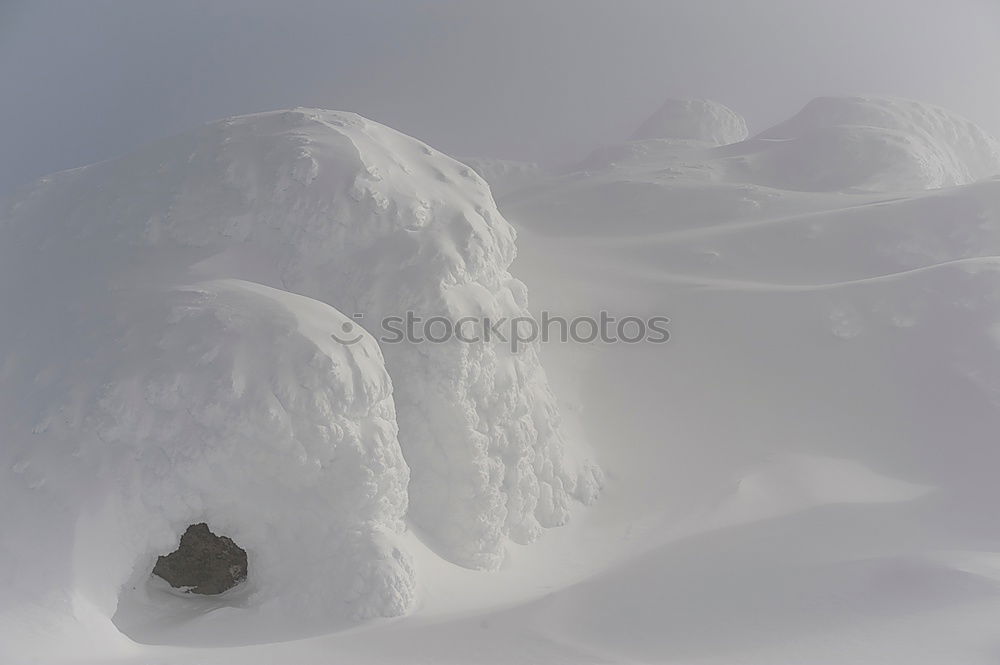 Image, Stock Photo signpost Landscape Winter