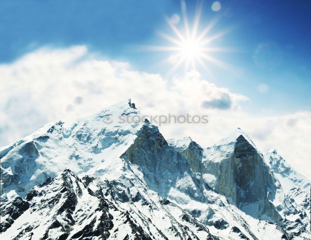 Similar – Image, Stock Photo Glacier mountain Nature