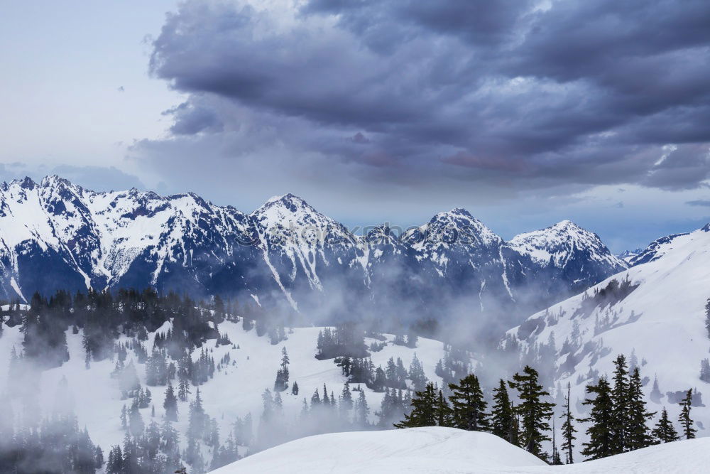 Similar – Image, Stock Photo View from the Unterberg to the Ötscher