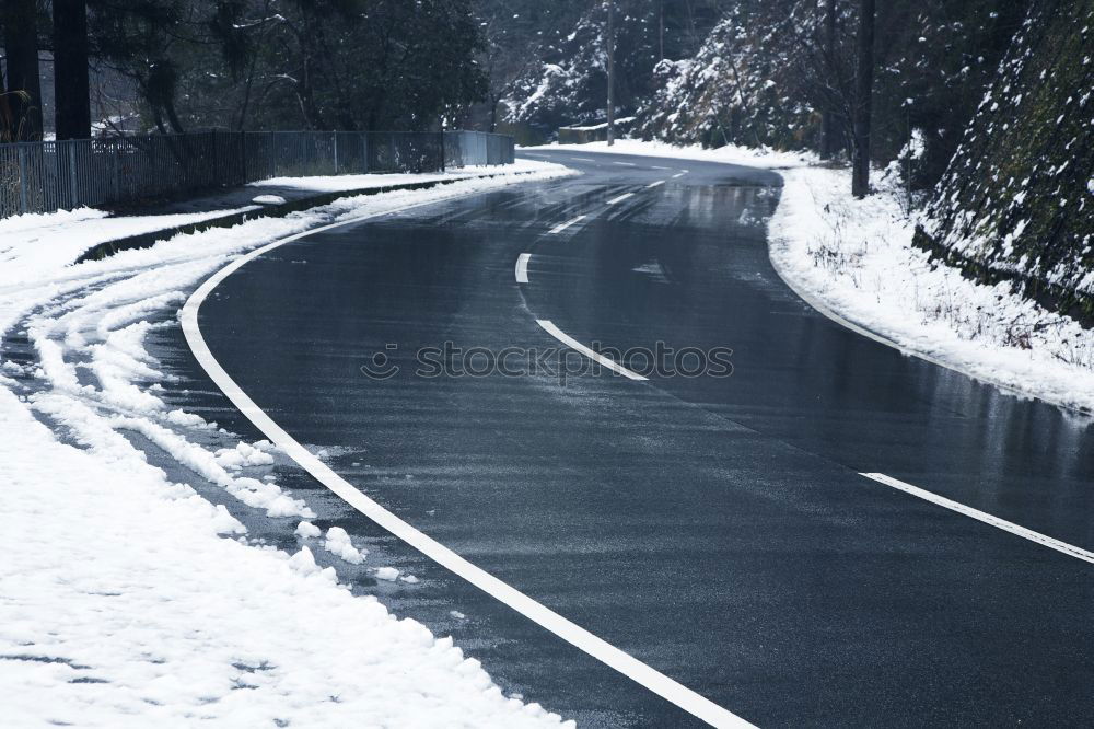 Similar – Image, Stock Photo winter road Winter