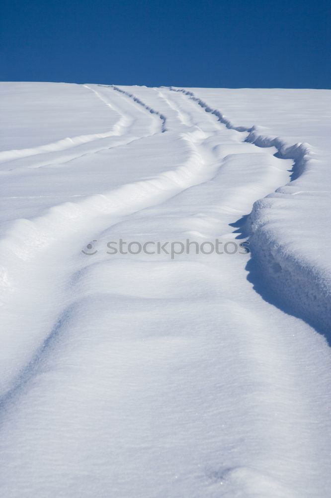 Similar – Image, Stock Photo Tracks in the snow