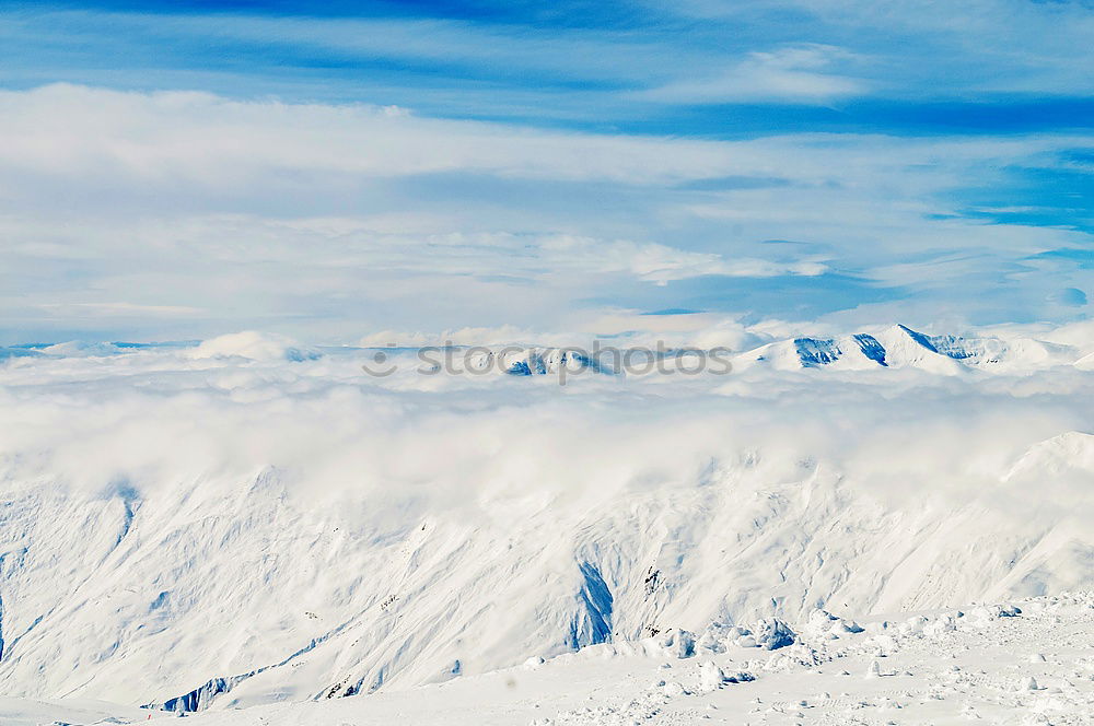 Similar – lonely mountain hut in the middle of nowhere II