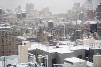 Similar – Image, Stock Photo Snow-covered roofs in St. Petersburg