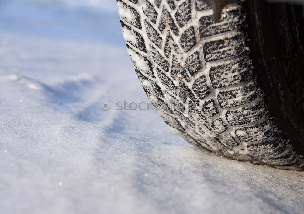 Similar – hoarfrost 2 Car tire Ice