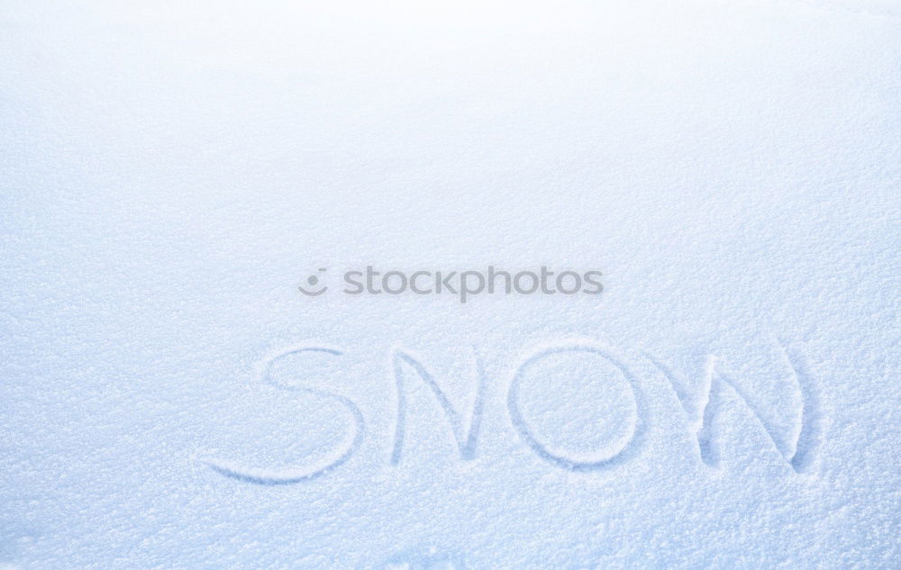 Similar – Image, Stock Photo Snow covered ice surface with circular curves and inscription ” GO “. Launch