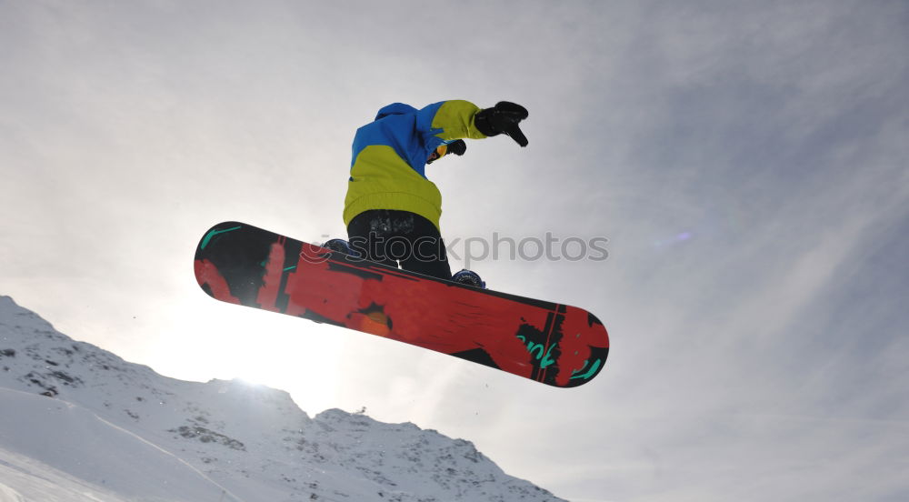 Similar – Flying High Snowboard