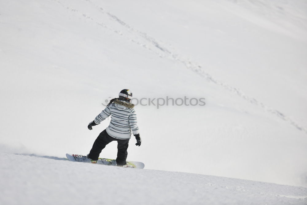 Similar – Schattenauf9. Snowboard