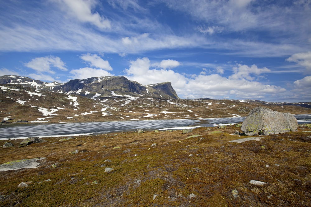 Similar – Image, Stock Photo Norway Hike Brook Stone