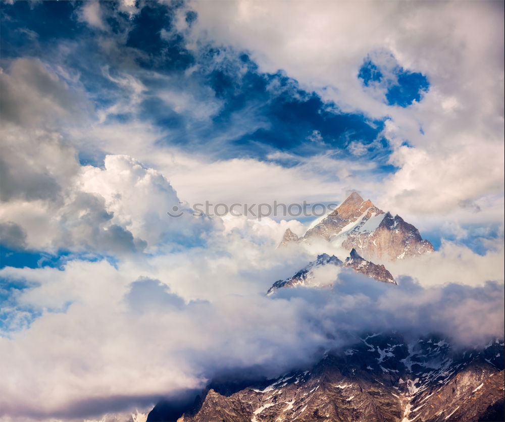 Similar – Image, Stock Photo mountains Relaxation