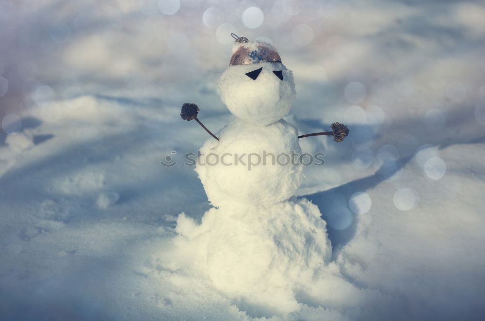 Similar – Foto Bild schneemann Winter Schnee