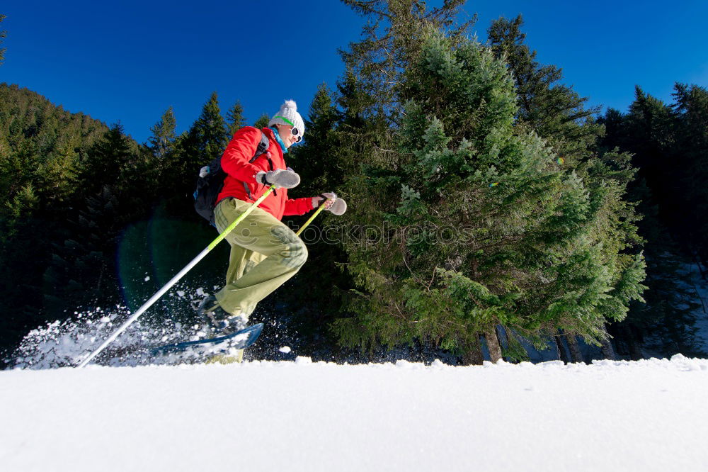 Similar – ski#3 Powder snow Jump